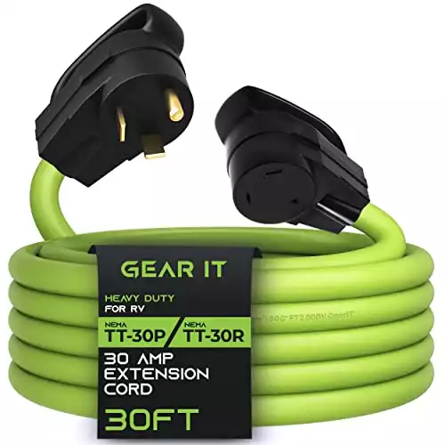 GearIT 30-Amp Extension Cord for RV and Auto